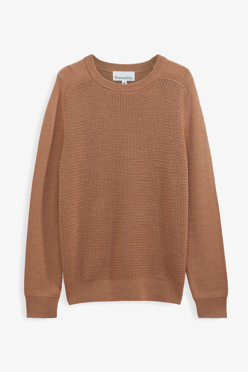 Toorallie | Textured Stitch Crew - Hotham - Peter Shearer Menswear - [variant_option1] - [variant_option2] - [variant_option3]