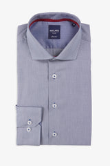 Abelard | Barcode-esque Stripe Business Shirt Classic - Peter Shearer Menswear - [variant_option1] - [variant_option2] - [variant_option3]