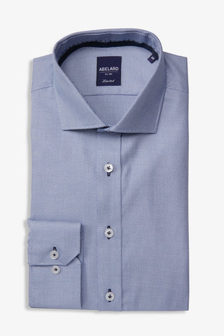 Abelard | Zig Zag Grand Business Shirt Slim - Peter Shearer Menswear - [variant_option1] - [variant_option2] - [variant_option3]