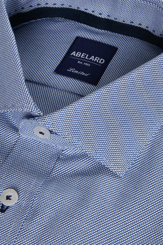 Abelard | Zig Zag Grand Business Shirt Slim - Peter Shearer Menswear - [variant_option1] - [variant_option2] - [variant_option3]