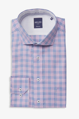 Abelard | Dandy Eventing Check Business Shirt Classic - Peter Shearer Menswear - [variant_option1] - [variant_option2] - [variant_option3]