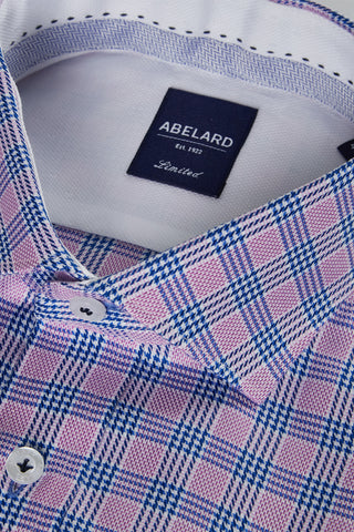 Abelard | Dandy Eventing Check Business Shirt Classic - Peter Shearer Menswear - [variant_option1] - [variant_option2] - [variant_option3]