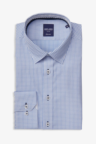 Abelard | Snow Check Business Shirt Slim - Peter Shearer Menswear - [variant_option1] - [variant_option2] - [variant_option3]