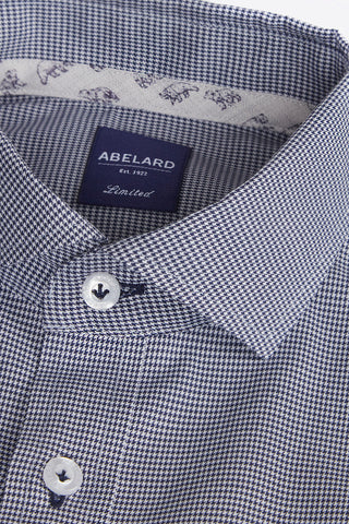 Abelard | Puppytooth Shirt Classic - Peter Shearer Menswear - [variant_option1] - [variant_option2] - [variant_option3]