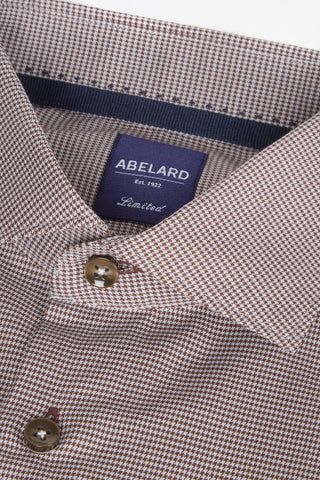 Abelard | Puppytooth Shirt Slim - Peter Shearer Menswear - [variant_option1] - [variant_option2] - [variant_option3]