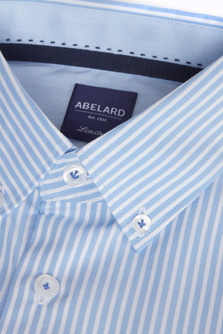 Abelard | Ladder Stripe Shirt Super Slim - Peter Shearer Menswear - [variant_option1] - [variant_option2] - [variant_option3]