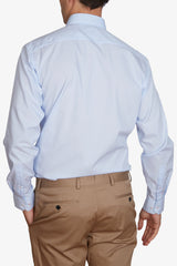 Abelard | Ghost Stripe Slim Business Shirt - Peter Shearer Menswear - [variant_option1] - [variant_option2] - [variant_option3]