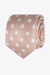 Abelard | Spot Silk Tie - Peter Shearer Menswear - [variant_option1] - [variant_option2] - [variant_option3]