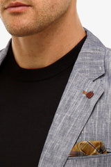 Brooksfield | Subtle Stripe Linen Blazer - Peter Shearer Menswear - [variant_option1] - [variant_option2] - [variant_option3]