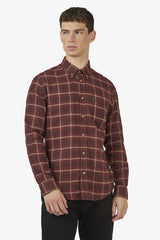 Ben Sherman | Herringbone Check Casual Shirt - Peter Shearer Menswear - [variant_option1] - [variant_option2] - [variant_option3]