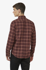 Ben Sherman | Herringbone Check Casual Shirt - Peter Shearer Menswear - [variant_option1] - [variant_option2] - [variant_option3]