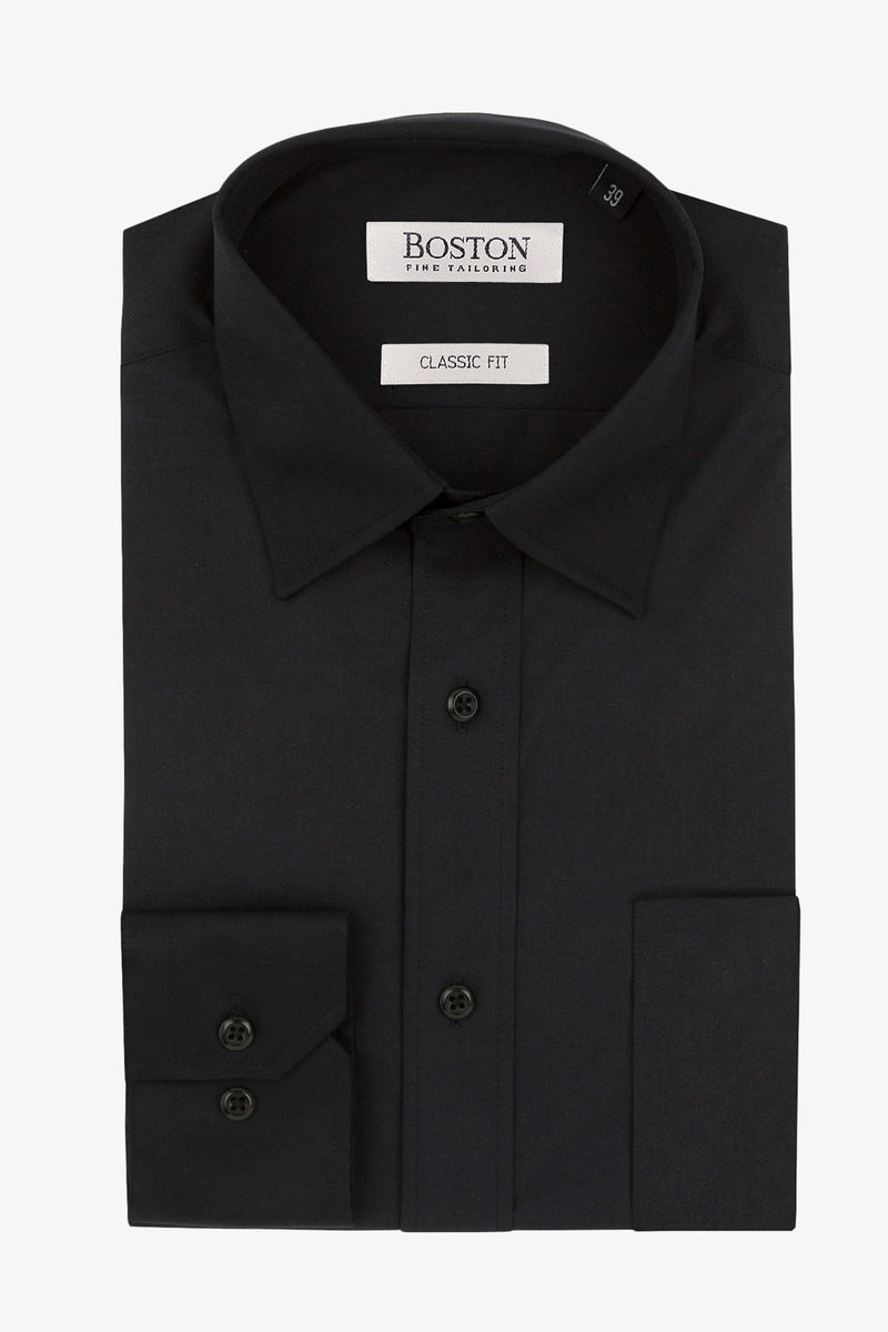 Boston | Brooke Classic Fit Business Shirt - Peter Shearer Menswear - [variant_option1] - [variant_option2] - [variant_option3]