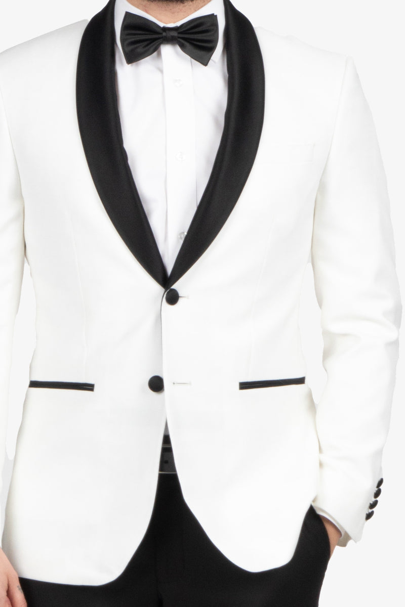 Gibson | Spectre Dinner Jacket Black Lapel - Peter Shearer Menswear - [variant_option1] - [variant_option2] - [variant_option3]
