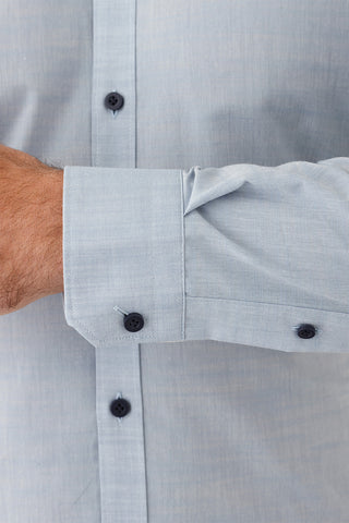 Gibson | Redox Textured Plain Shirt - Peter Shearer Menswear - [variant_option1] - [variant_option2] - [variant_option3]