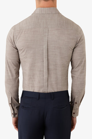 Gibson | Redox Textured Plain Shirt - Peter Shearer Menswear - [variant_option1] - [variant_option2] - [variant_option3]