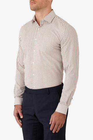 Gibson | Y/D Stripe Floyd Dye Motion Shirt - Peter Shearer Menswear - [variant_option1] - [variant_option2] - [variant_option3]
