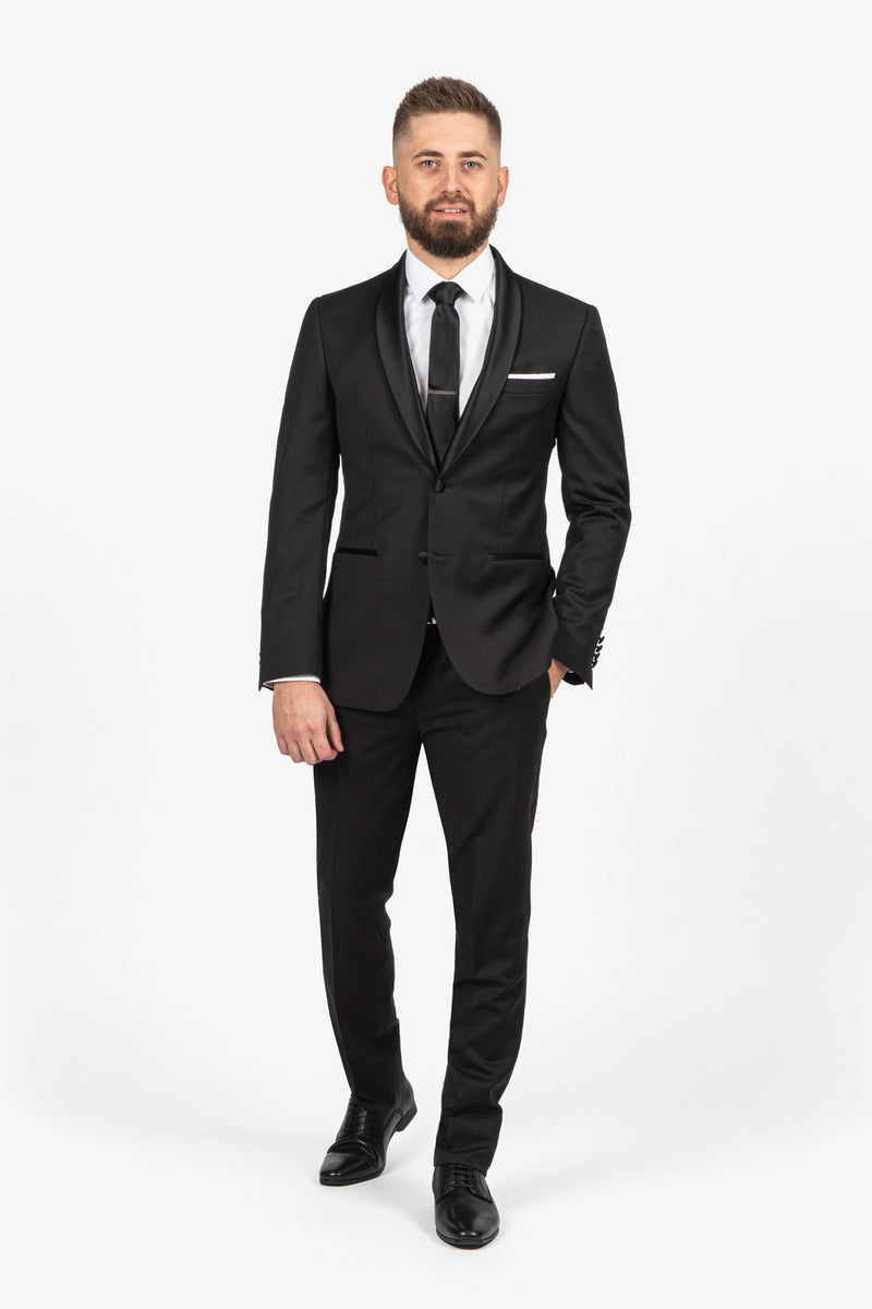Gibson | Spectre Dinner Suit Jacket - Peter Shearer Menswear - [variant_option1] - [variant_option2] - [variant_option3]