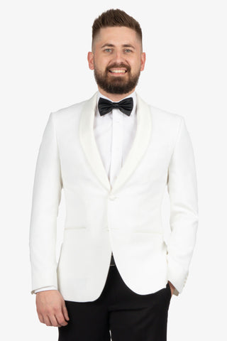 Gibson | Spectre Dinner Jacket White Lapel - Peter Shearer Menswear - [variant_option1] - [variant_option2] - [variant_option3]