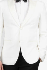 Gibson | Quantum Dinner Jacket White Lapel - Peter Shearer Menswear - [variant_option1] - [variant_option2] - [variant_option3]