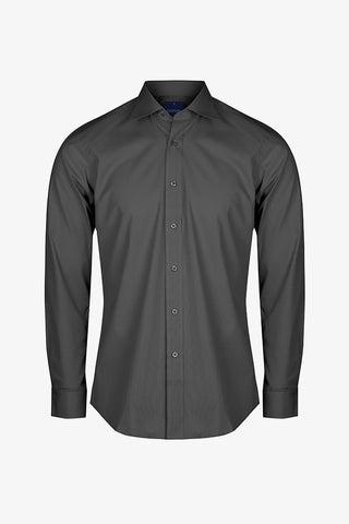 Gloweave | Business Shirt Slim Charcoal 37 