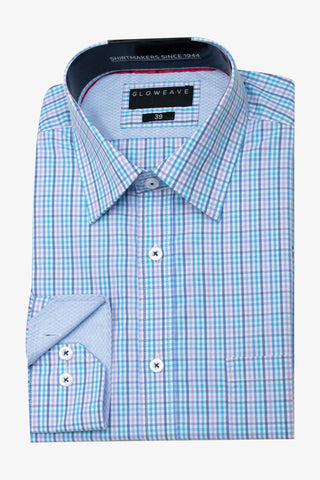 GLOWEAVE | CONTEMPORARY FIT BUSINESS SHIRT Lilac 41 