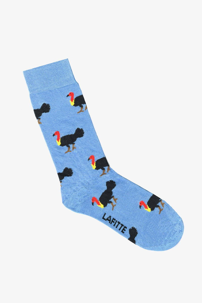 LAFITTE | Socks Bush Turkey Blue 6-10 