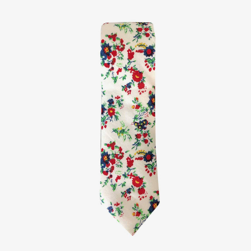 Sunny Apparel | Fairbanks Floral Cotton Tie Cream ALL 