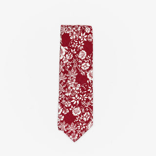 Sunny Apparel | Sparks Floral Cotton Tie Burgundy ALL 