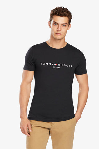 TOMMY HILFIGER | LOGO TEE Black XS 